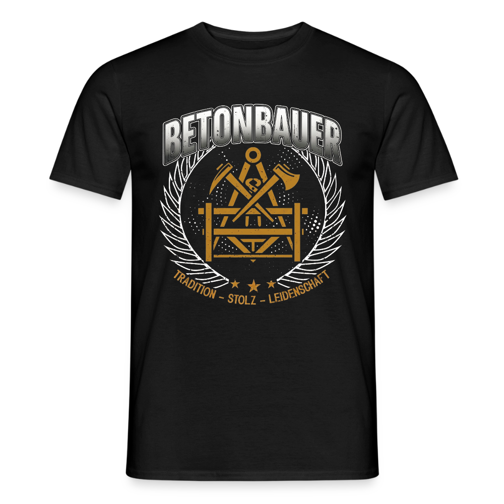 Unisex Betonbauer T-Shirt von Spreadconnect, modernes Männer T-Shirt mit traditionellem Design, bequeme Passform.