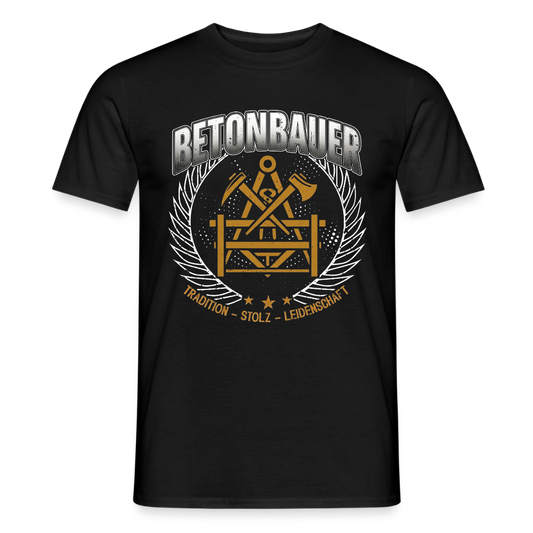 Unisex Betonbauer T-Shirt von Spreadconnect, modernes Männer T-Shirt mit traditionellem Design, bequeme Passform.