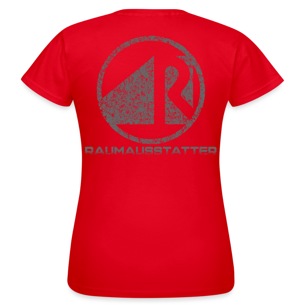 Frauen T-Shirt "Raumausstatter" Rot Frauen T-Shirt