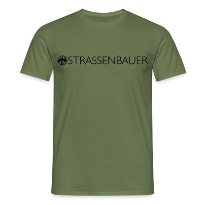Unisex T-Shirt "Strassenbauer" Militärgrün Männer T-Shirt