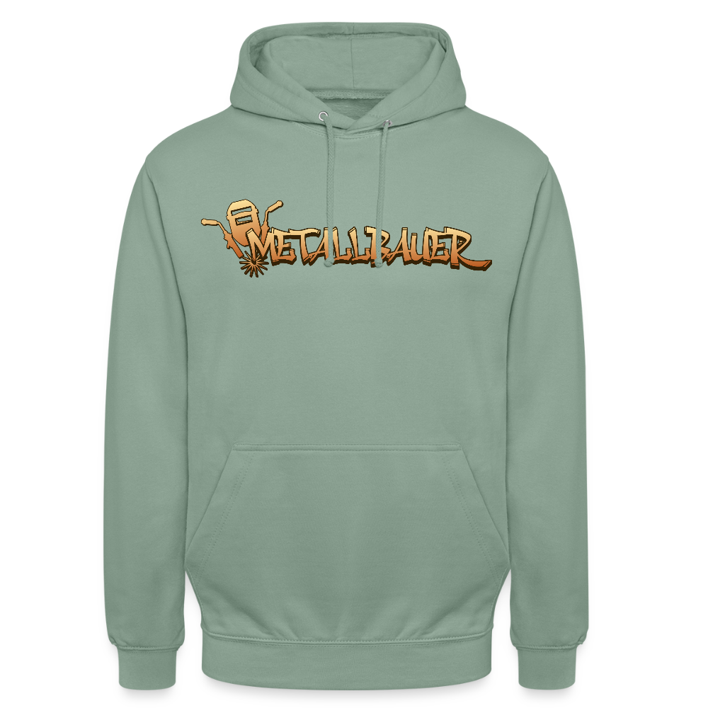 Unisex Hoodie"Metallbauer" Graugrün Unisex Hoodie