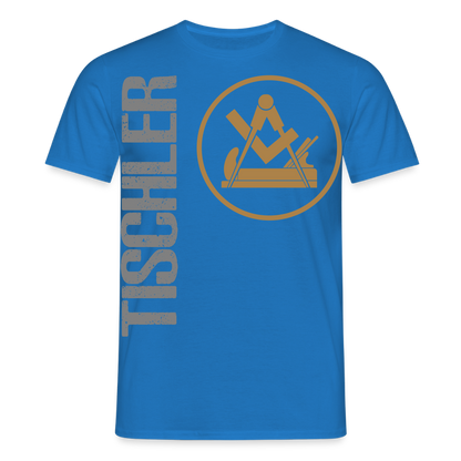 Unisex T-Shirt "Tischler" Royalblau Männer T-Shirt