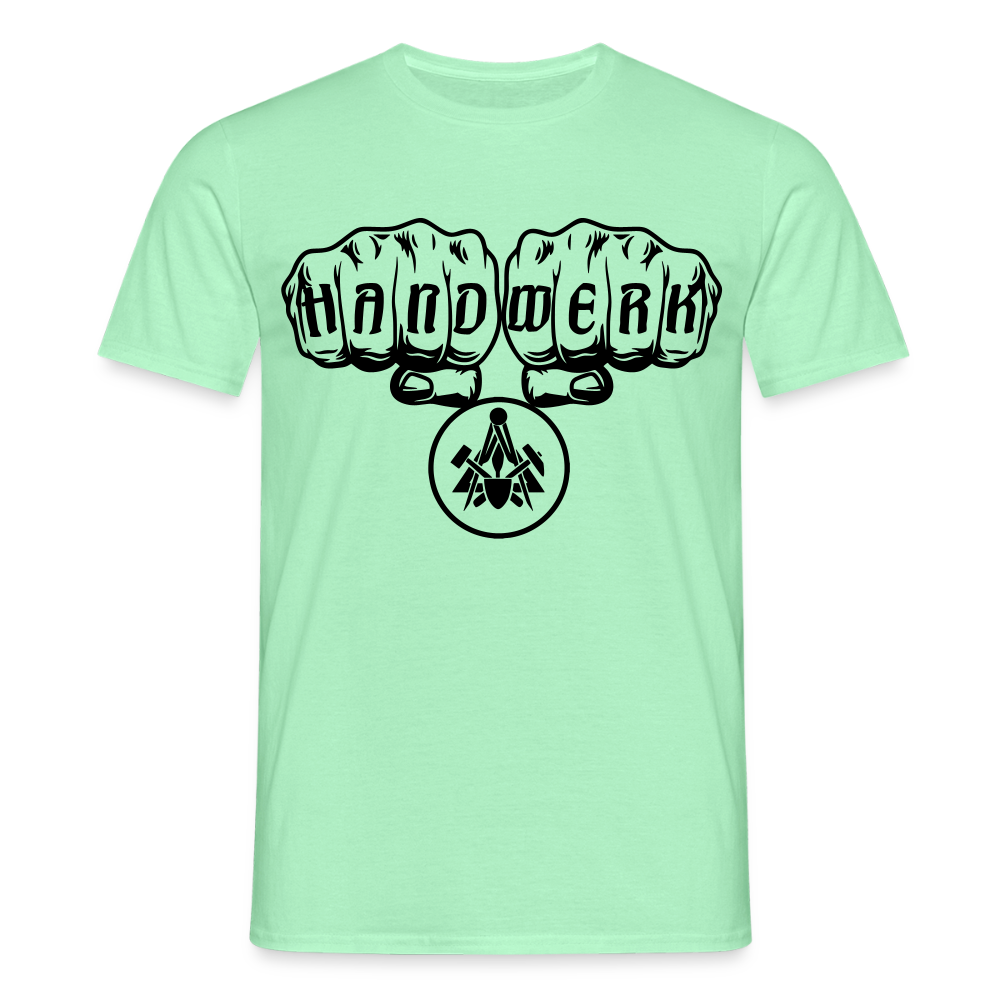 Unisex T-Shirt "Maurer" Mintgrün Männer T-Shirt