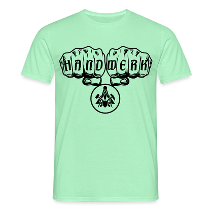 Unisex T-Shirt "Maurer" Mintgrün Männer T-Shirt