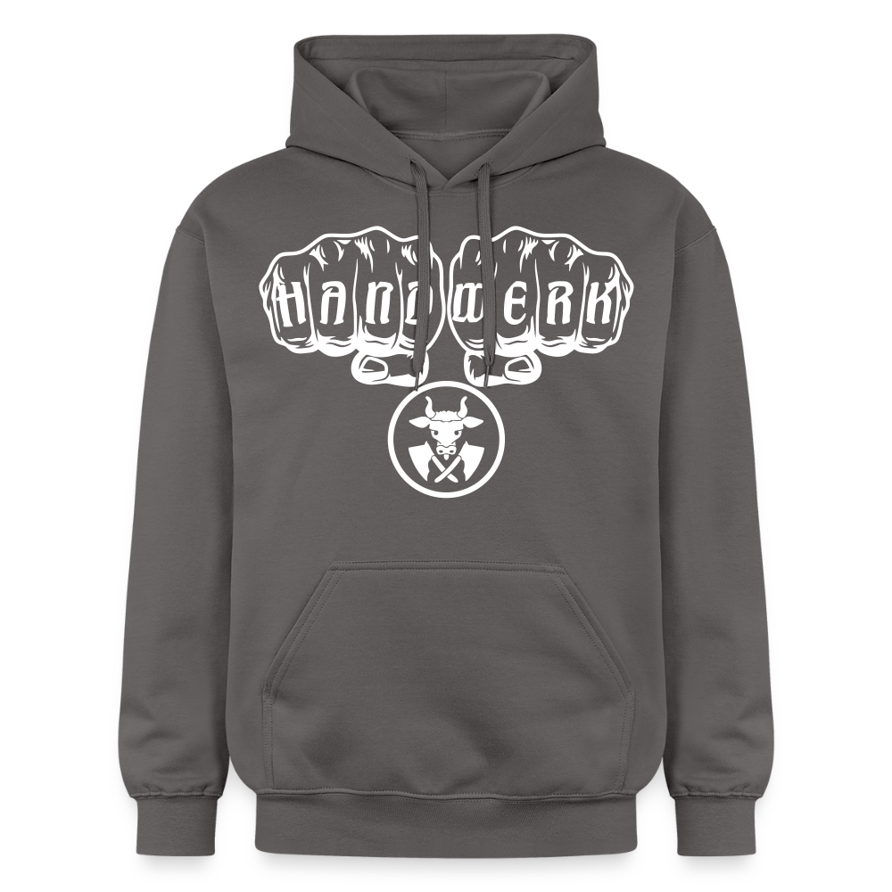 Gildan Unisex Softstyle® "Metzger" Dunkelgrau Gildan Unisex Softstyle® Midweight Hoodie