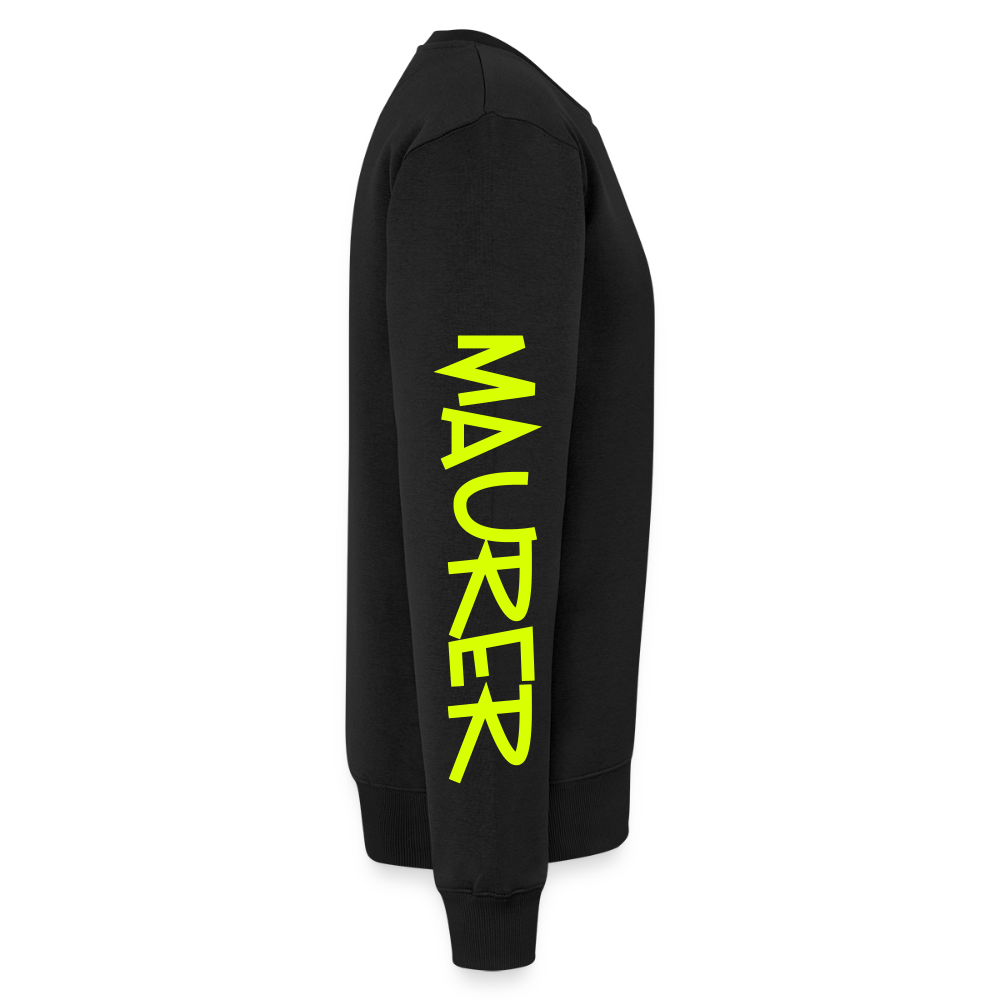 Unisex Premium Pullover "Maurer" neongelb Männer Premium Pullover