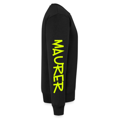 Unisex Premium Pullover "Maurer" neongelb Männer Premium Pullover