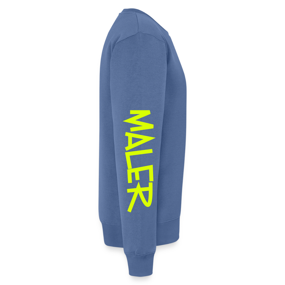 Unisex Premium Pullover "Maler" neongelb Männer Premium Pullover
