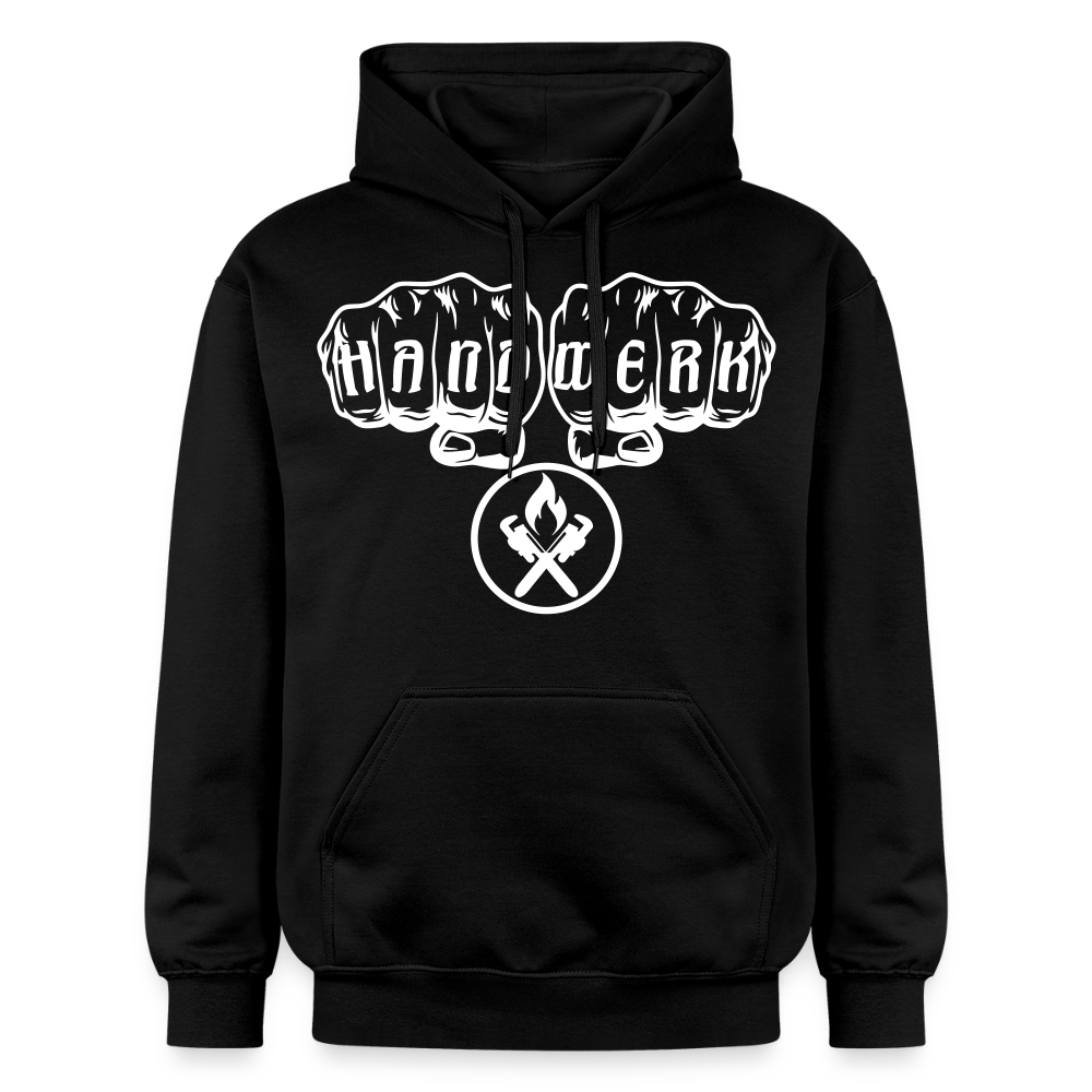 Gildan Unisex Softstyle® "Heizungsbauer" Schwarz Gildan Unisex Softstyle® Midweight Hoodie