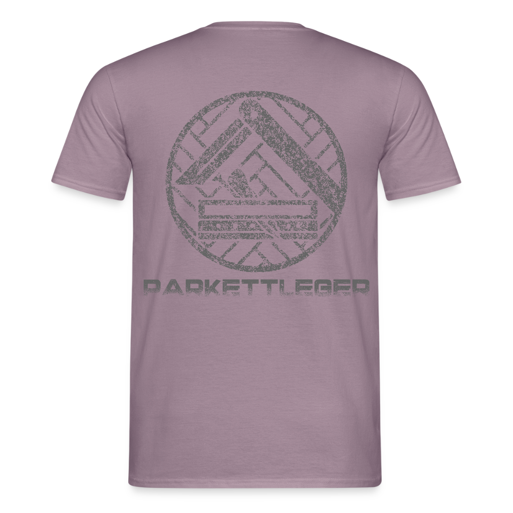 Unisex T-Shirt "Parkettleger" Lilagrau Männer T-Shirt