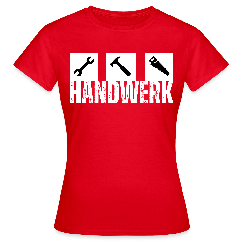 Frauen T-Shirt "Werkzeug" Rot Frauen T-Shirt