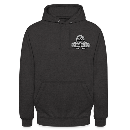 Unisex Hoodie "Schreiner/Tischler" beidseitig bedruckt Anthrazit Unisex Hoodie