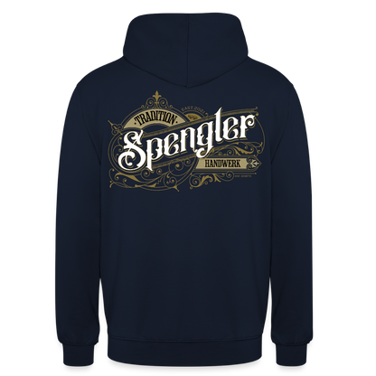 Unisex Hoodie "Spengler" Nostalgie Handwerk Navy Unisex Hoodie