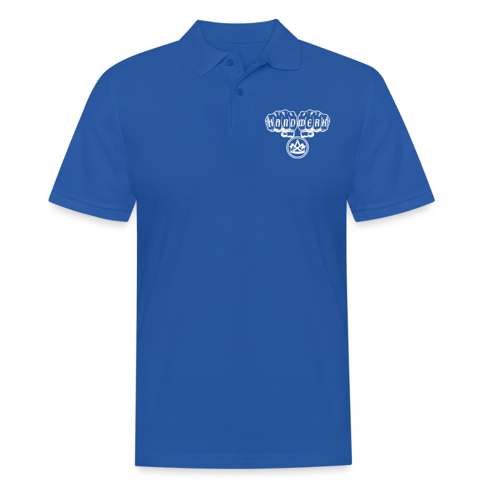 Männer Poloshirt "Zimmermann" Royalblau Männer Poloshirt