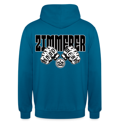 Unisex Hoodie "Zimmerer" (beidseitig bedruckt) Tiefseeblau Unisex Hoodie