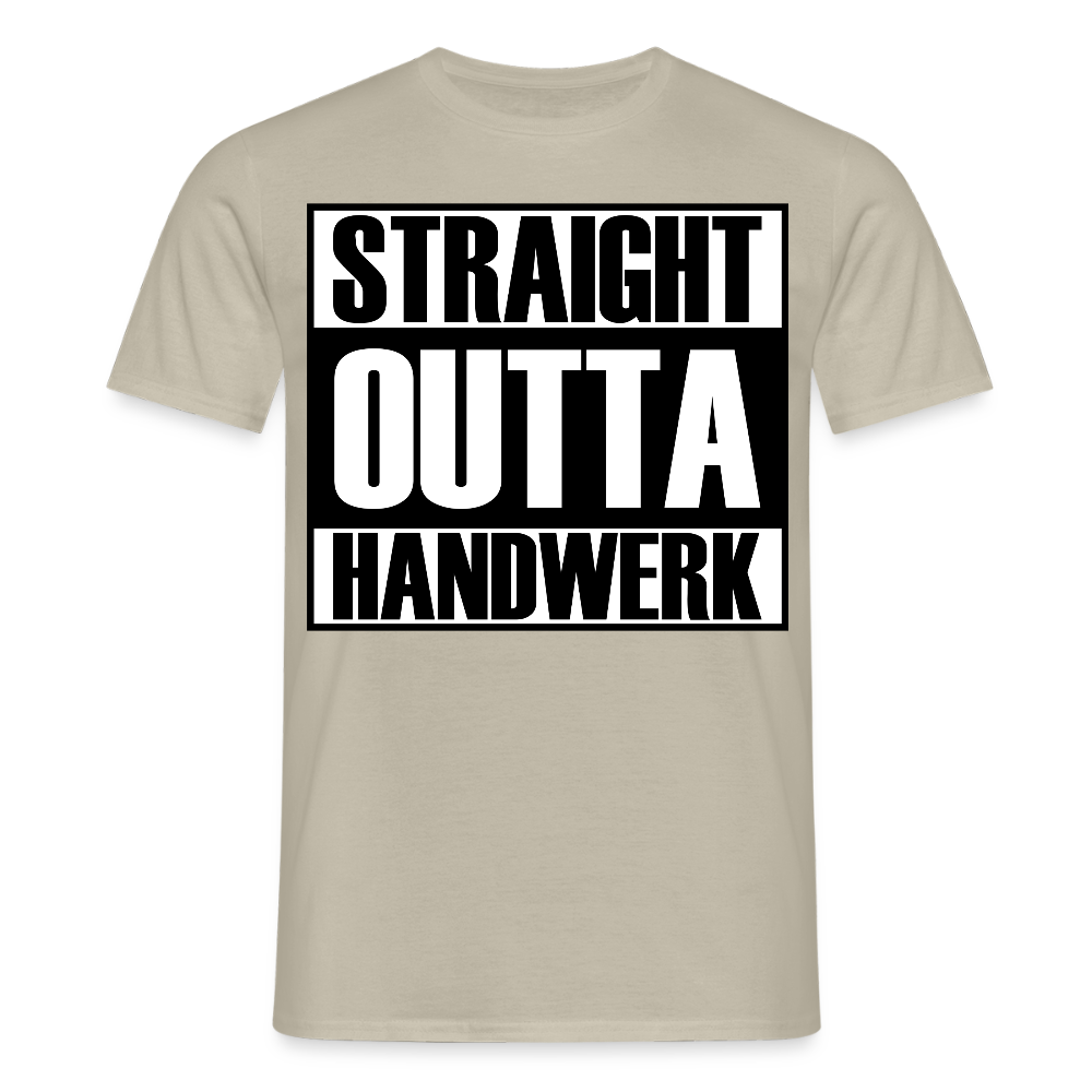 Unisex T-Shirt "Handwerk" Sandbeige Männer T-Shirt