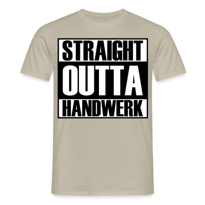 Unisex T-Shirt "Handwerk" Sandbeige Männer T-Shirt