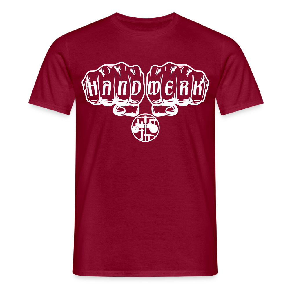 Unisex T-Shirt "Strassenbauer" Ziegelrot Männer T-Shirt