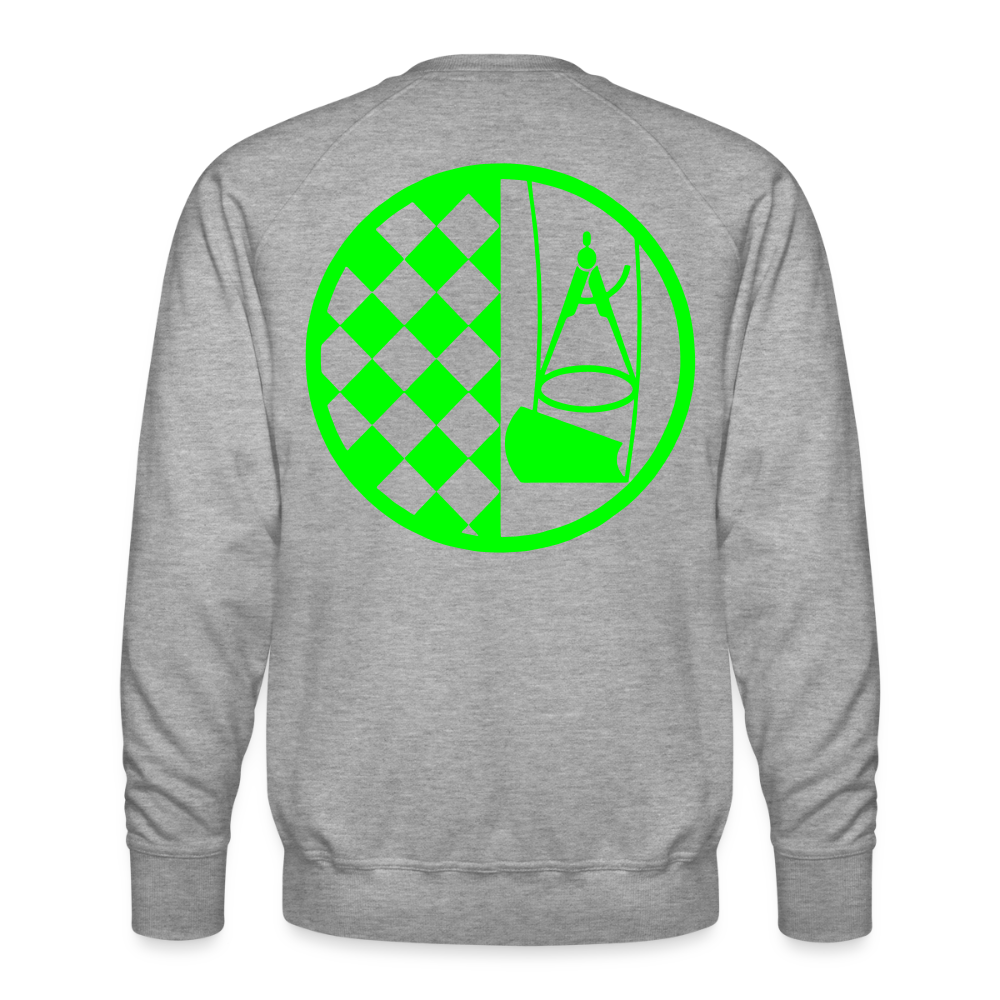 Unisex Premium Pullover "Bodenleger" neongrün Männer Premium Pullover