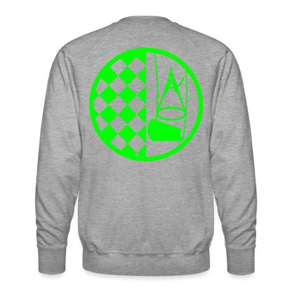Unisex Premium Pullover "Bodenleger" neongrün Männer Premium Pullover