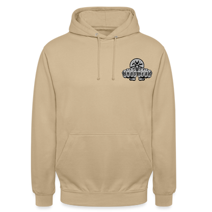 Unisex Hoodie "Spengler" beidseitig bedruckt - Beige