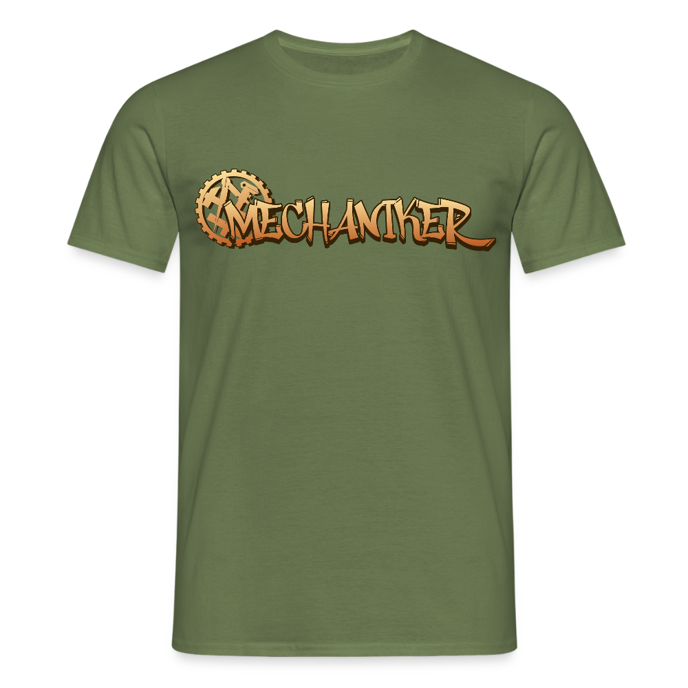 Unisex T-Shirt "Mechaniker" Militärgrün Männer T-Shirt
