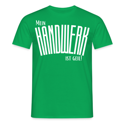 Unisex T-Shirt "Mein Handwerk" Kelly Green Männer T-Shirt