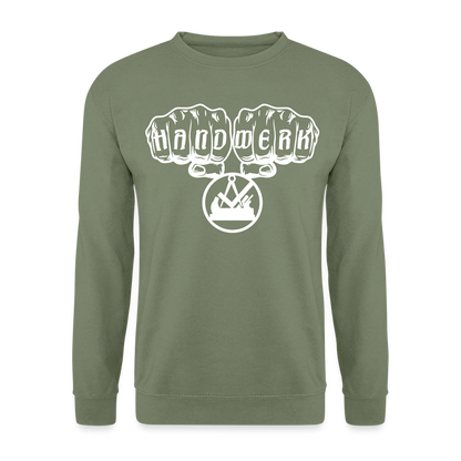 Unisex Pullover "Schreiner" Armeegrün Unisex Pullover