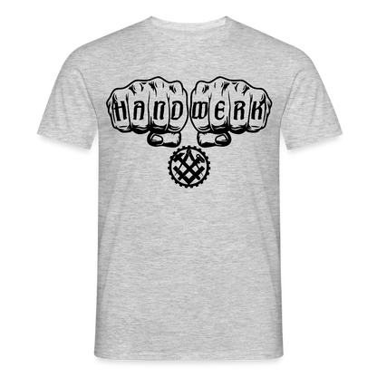 Unisex T-Shirt "Mechaniker" Grau meliert Männer T-Shirt