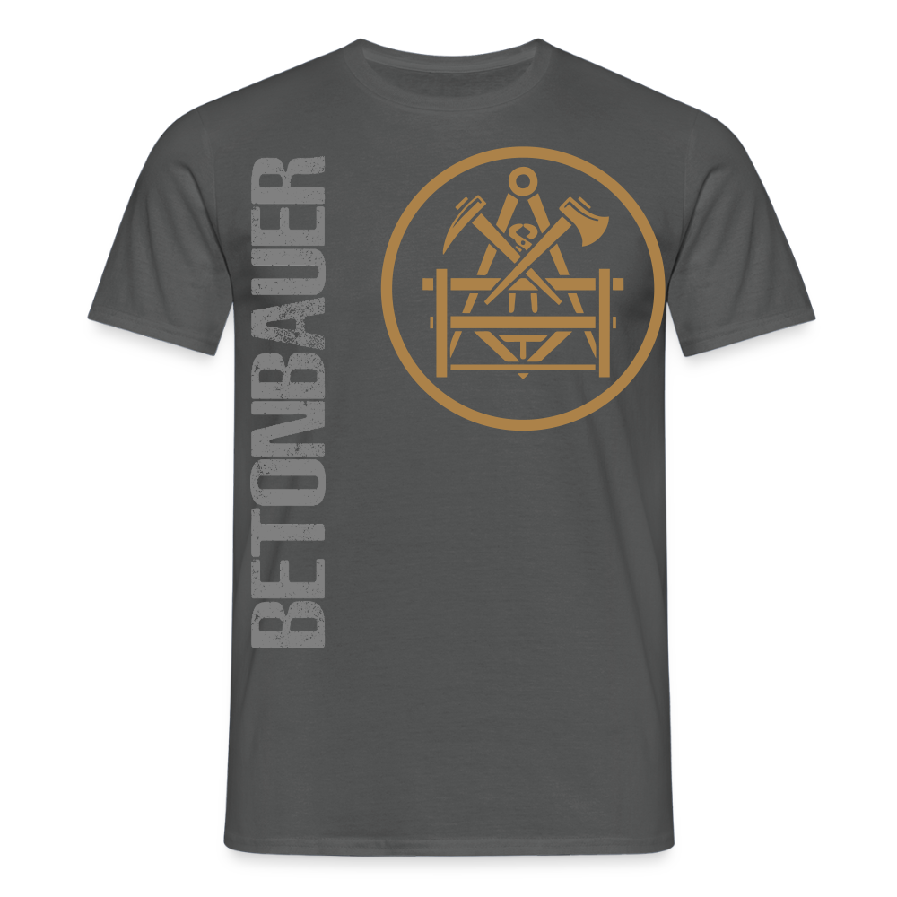 Unisex T-Shirt "Betonbauer" Anthrazit Männer T-Shirt