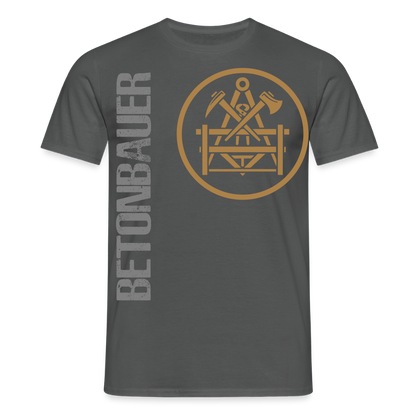 Unisex T-Shirt "Betonbauer" Anthrazit Männer T-Shirt