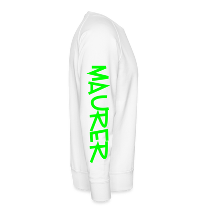 Unisex Premium Pullover "Maurer" neongrün Männer Premium Pullover