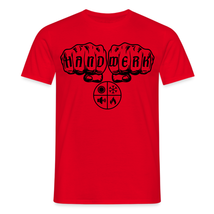 Unisex T-Shirt "Isolierer" Rot Männer T-Shirt