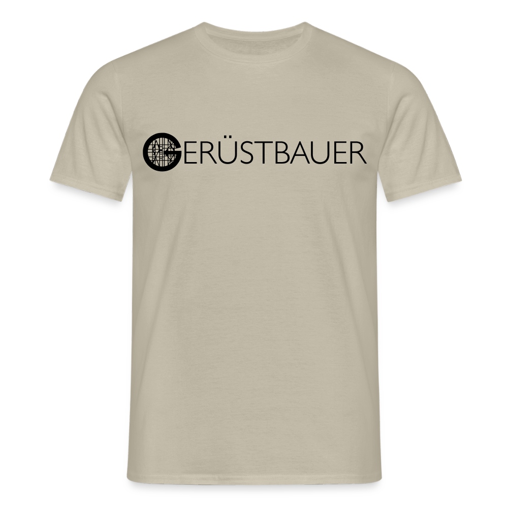 Unisex T-Shirt "Gerüstbauer" - Sandbeige
