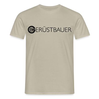 Unisex T-Shirt "Gerüstbauer" Sandbeige Männer T-Shirt