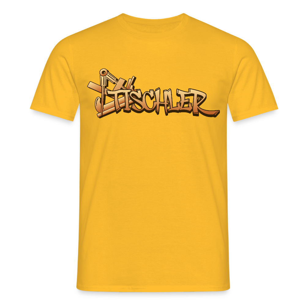 Unisex T-Shirt "Tischler" Gelb Männer T-Shirt