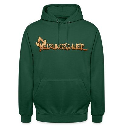 Unisex Hoodie "Heizungsbauer" Flaschengrün Unisex Hoodie