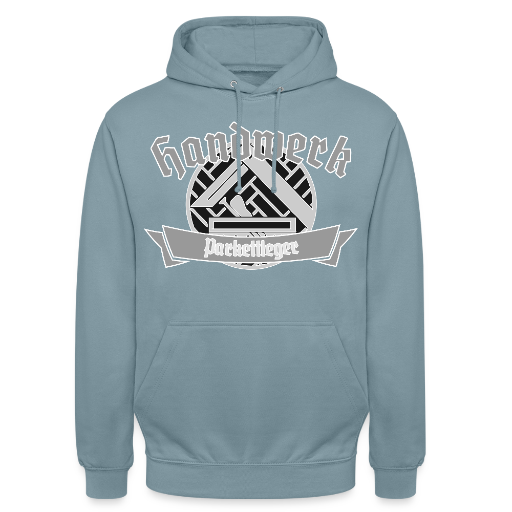 Unisex Hoodie "Parkettleger" Nebelblau Unisex Hoodie