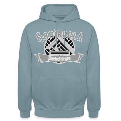 Unisex Hoodie "Parkettleger" Nebelblau Unisex Hoodie