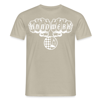 Unisex T-Shirt "Bodenleger" Sandbeige Männer T-Shirt