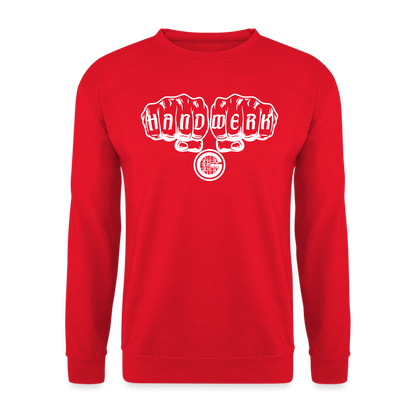 Unisex Pullover "Gerüstbauer" Rot Unisex Pullover