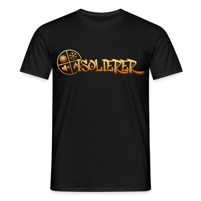 Unisex T-Shirt "Isolierer" Schwarz Männer T-Shirt