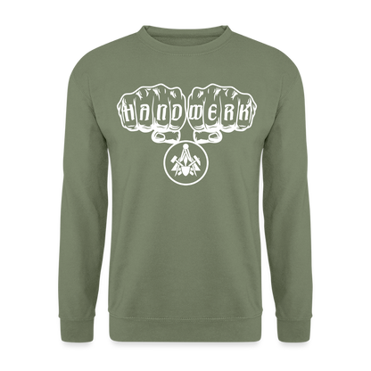 Unisex Pullover "Maurer" Armeegrün Unisex Pullover