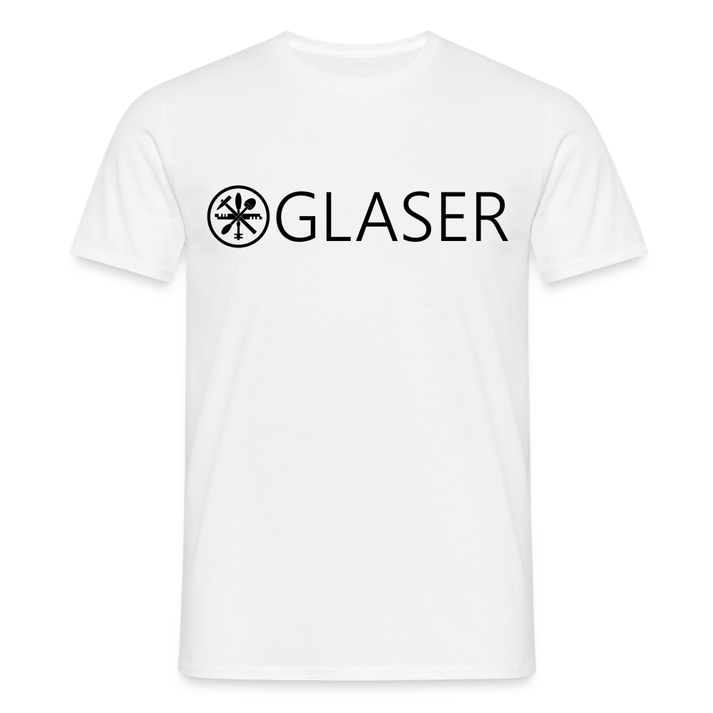 Unisex T-Shirt "Glaser" Weiß Männer T-Shirt