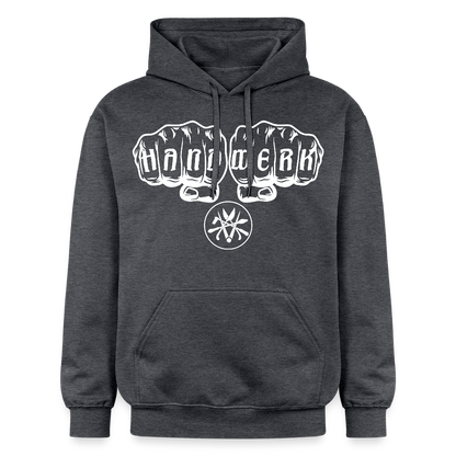Gildan Unisex Softstyle® "Spengler" Dunkelgrau meliert Gildan Unisex Softstyle® Midweight Hoodie