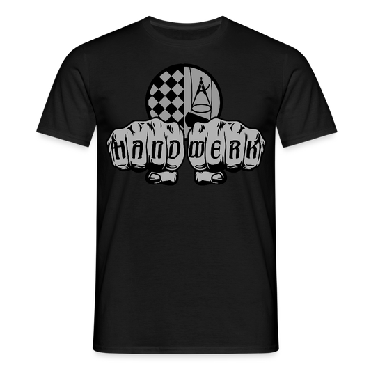 Unisex T-Shirt "Bodenleger" Schwarz Männer T-Shirt