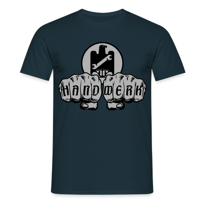 Unisex T-Shirt "KFZ-Mechaniker" Navy Männer T-Shirt