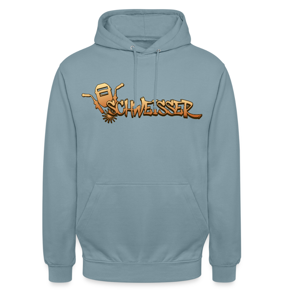 Unisex Hoodie "Schweisser" Nebelblau Unisex Hoodie