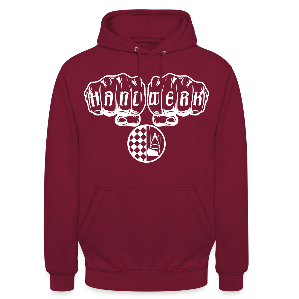 Unisex Hoodie "Bodenleger" Bordeaux Unisex Hoodie