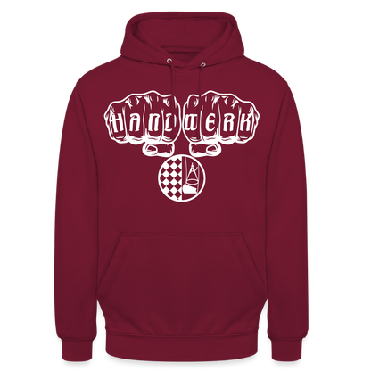 Unisex Hoodie "Bodenleger" Bordeaux Unisex Hoodie